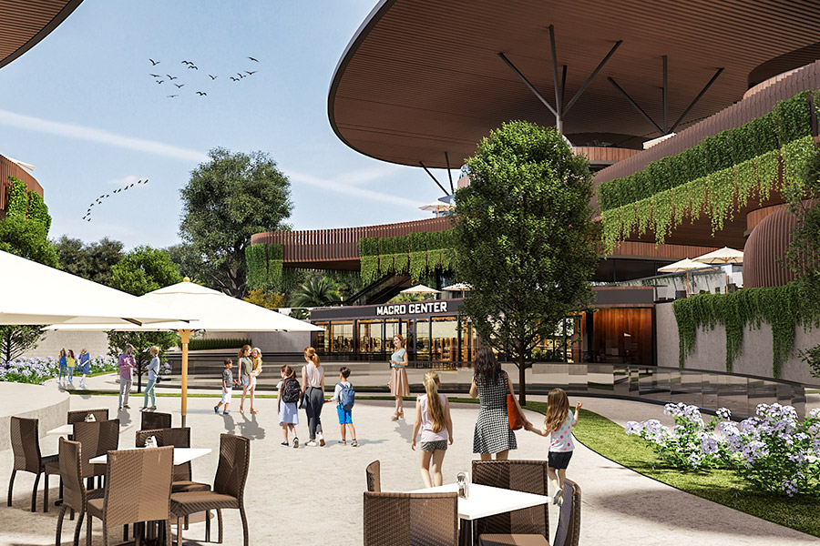 <span>Exterior</span> Wooden Mall