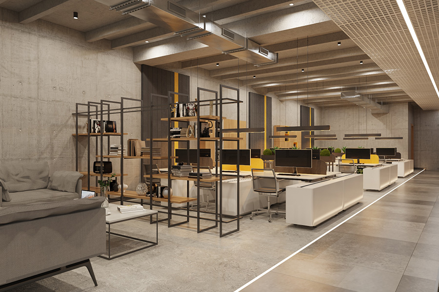 <span>Interior</span> Vitrin Open Office