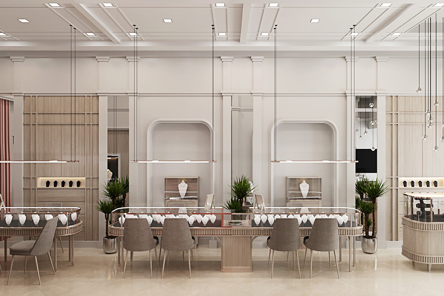 <span>Interior</span> Jewelry Store