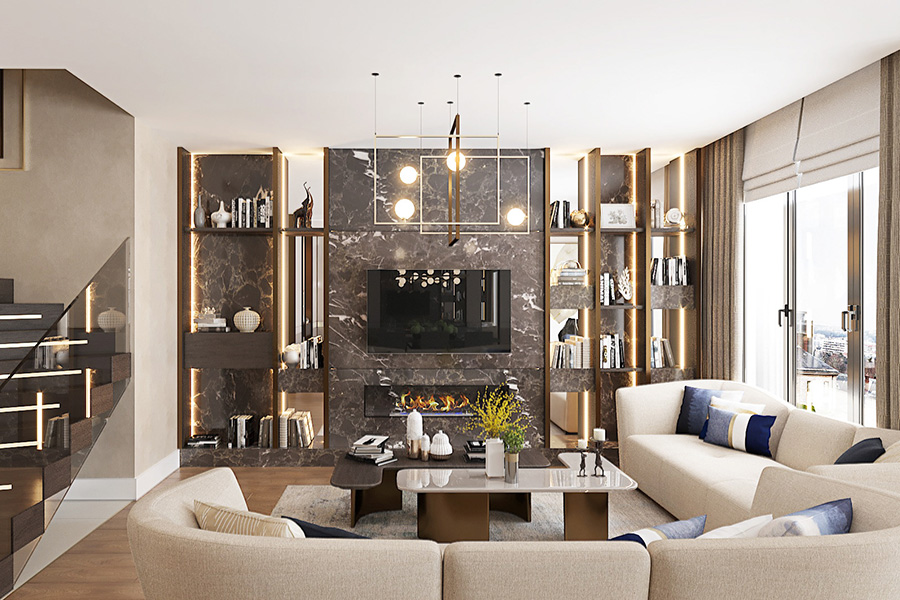 <span>Interior</span> Sample Living Room 